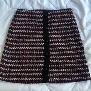 Loft tweed skirt